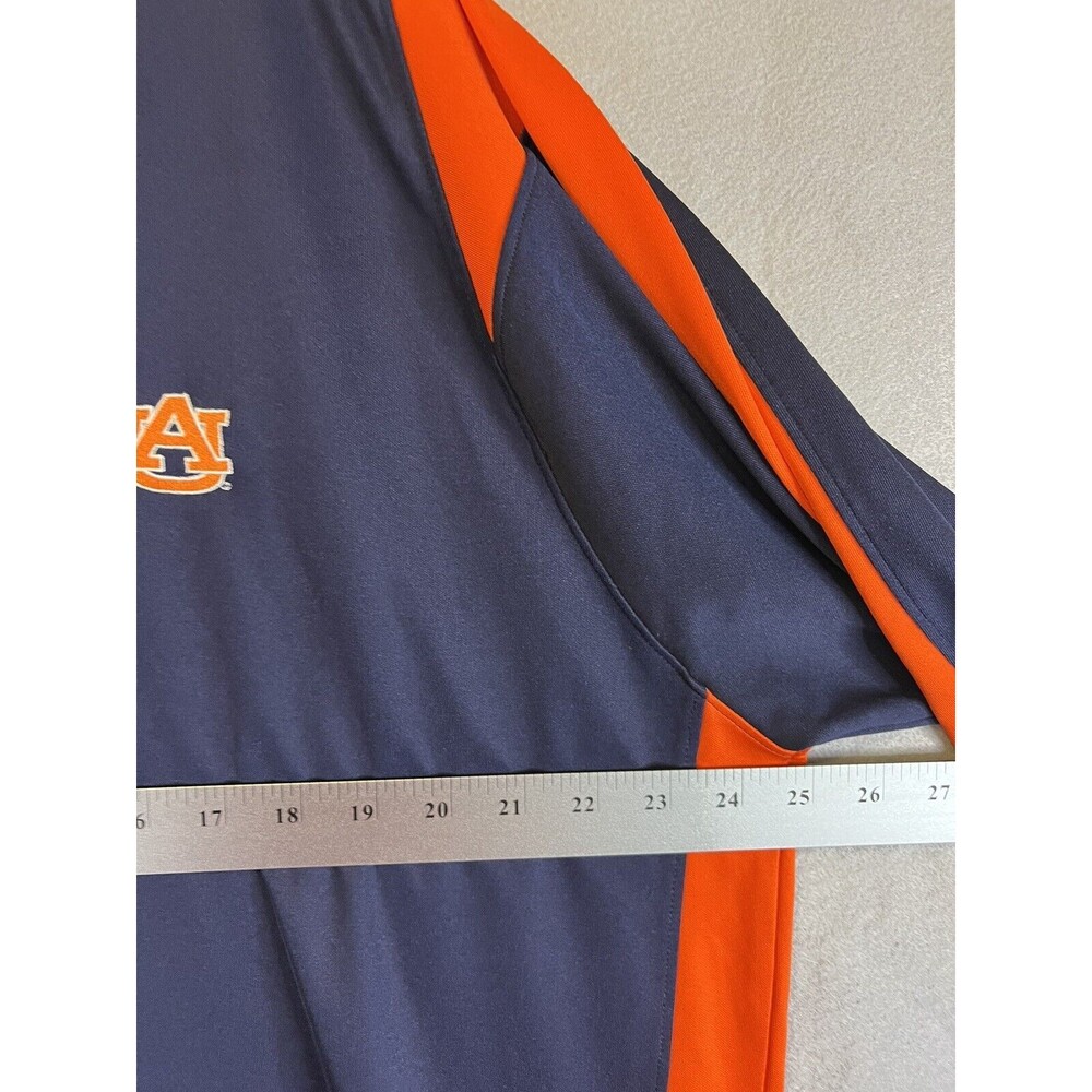 Under Armour Heat Gear Loose Mens Size XL Blue Polo Golf Shirt Auburn Tigers - Picture 3 of 6